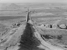 Siphon - the world's longest - which carries water 5 miles to Dead Ox Flat, Oregon, 1939. Creator: Dorothea Lange.