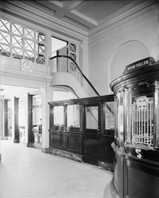 Stairway leading to director's room, 34th St.National Bank, New York City, between 1900 and 1910. Creator: Unknown.