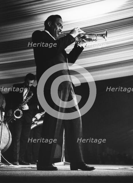 Buck Clayton, Daily Mail Jazz Festival, Belle Vue, Manchester, 1963. Creator: Brian Foskett.
