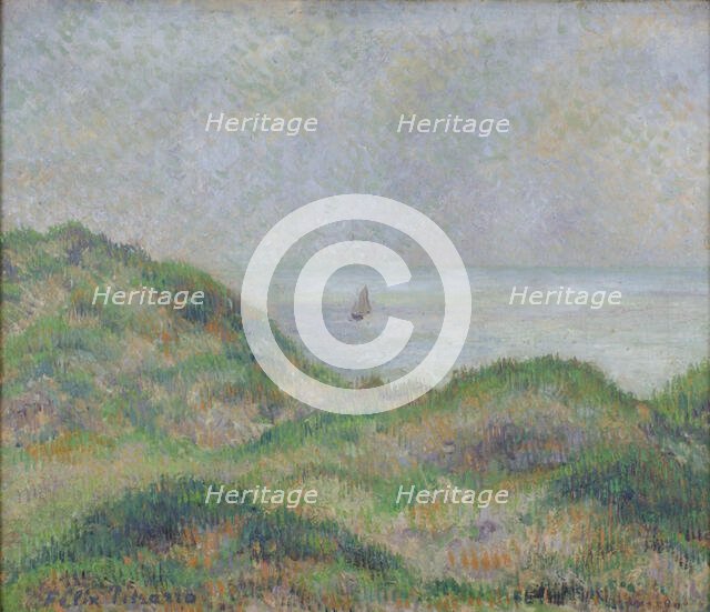 Dunes at Knokke, 1894. Creator: Camille Pissarro.