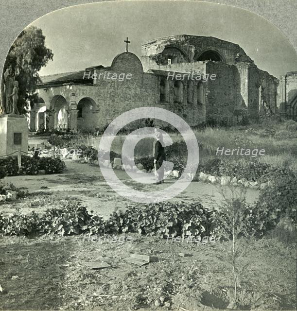 'Eloquent Testimony to Zeal of Early Spanish Missionaries - Mission of San Juan Capistrano, Calif.', Creator: Unknown.