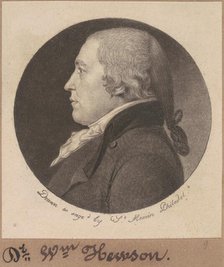 William Hewson, 1798. Creator: Charles Balthazar Julien Févret de Saint-Mémin.