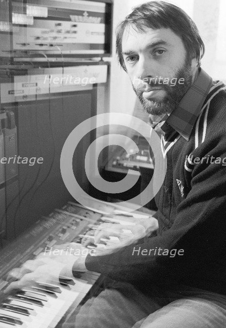 Eduard Artemyev, Russian composer, 1984.  Artist: Anon