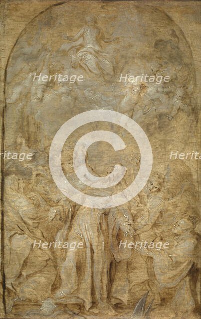 Saint Augustine in Ecstasy, 1628. Creator: Anthony van Dyck.