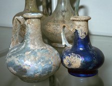 Roman glass bottles. Artist: Unknown