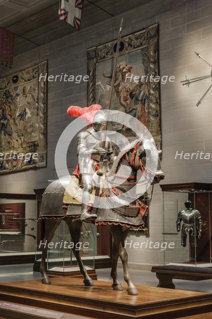 Armor for Man and Horse with Völs-Colonna Arms, c. 1575. Creator: Unknown.