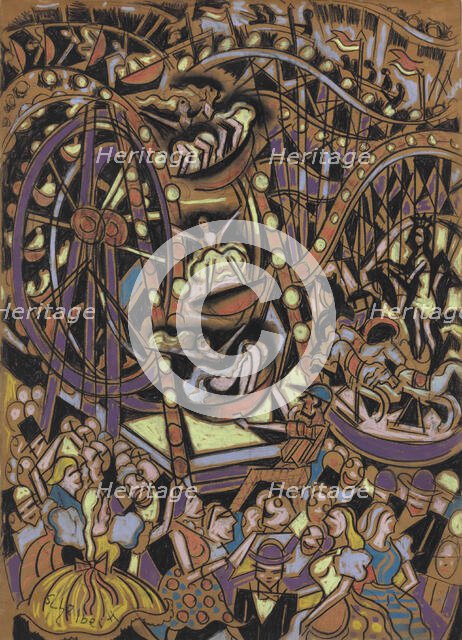 Amusement Park, c1930. Creator: Scheiber, Hugo (1873-1950).