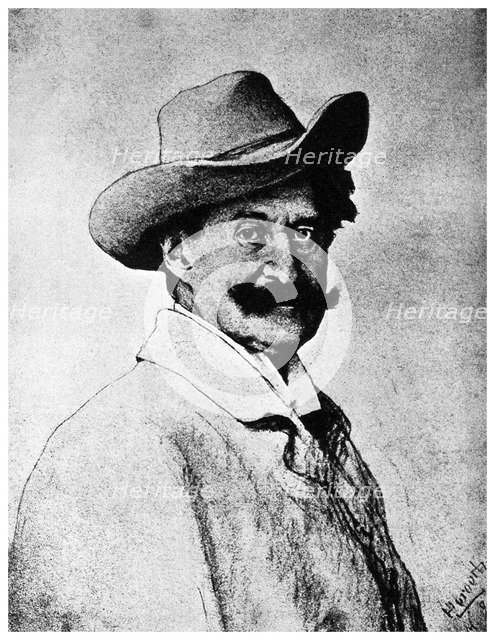 Johann Strauss the Younger, Austrian composer, 19th century (1956). Artist: Unknown