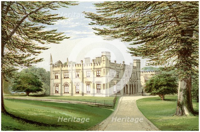 Thrybergh Park, Yorkshire, home of the Fullerton family, c1880. Artist: Unknown