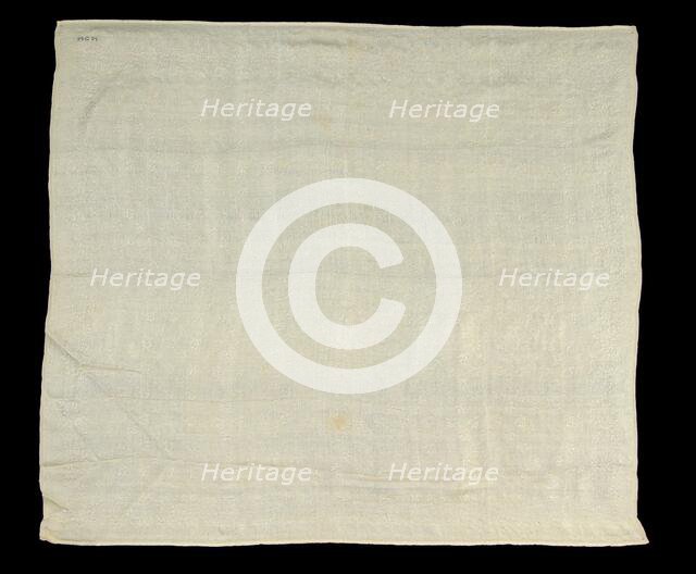 Handkerchief, American, 1840-60. Creator: Unknown.
