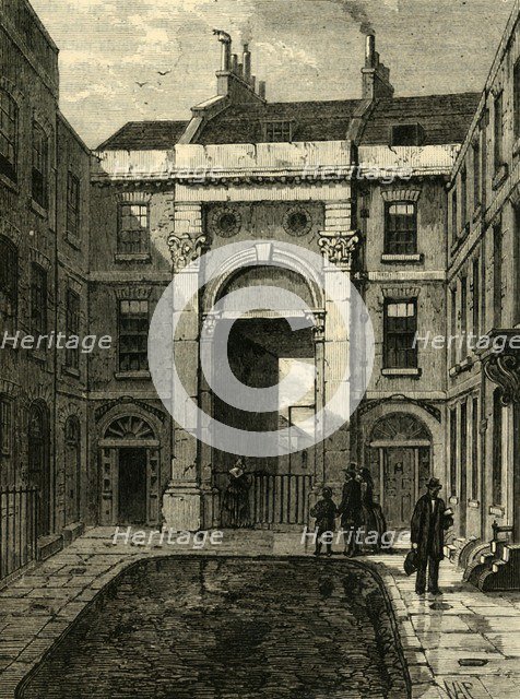 'Essex Water Gate, Essex Street, Strand', (1881). Creator: Unknown.