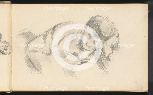 The Artist's Son Leaning on his Elbow, c. 1887. Creator: Paul Cezanne.