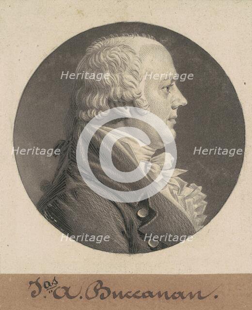 James A. Buchanan, 1804. Creator: Charles Balthazar Julien Févret de Saint-Mémin.