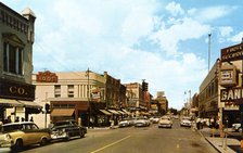 Park Avenue from A Street, Idaho Falls, Idaho, USA, 1959. Artist: Unknown