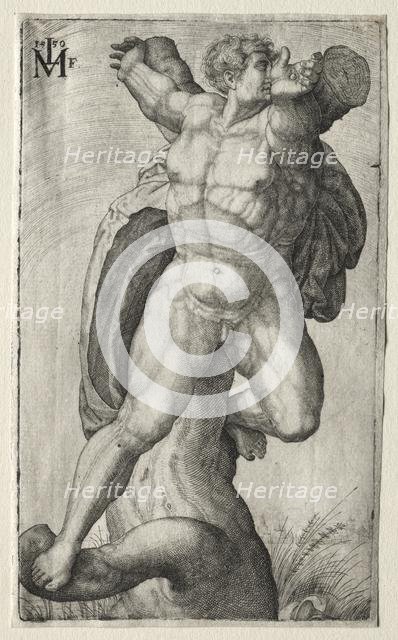 LHomme Crucific, 1550. Creator: Melchior Lorck (Danish, 1526/27-aft 1588).