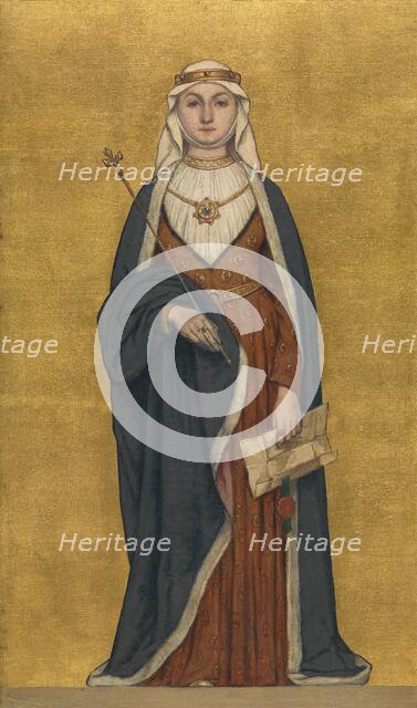 Joan (1200-1244), Countess of Flanders, daughter of Baldwin IX, Latin Emperor of Constantinople,1889 Creator: Vriendt, Albrecht de (1843-1900).