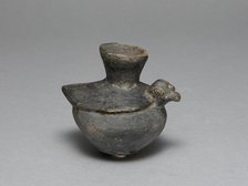 Blackware Jar in the Form of a Bird, A.D. 1200/1450. Creator: Unknown.