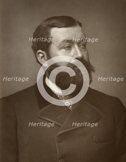 George Robert Sims, British journalist, poet, dramatist and novelist, 1884. Artist: St James's Photographic Co