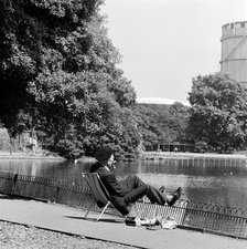 Lake, Battersea Park, London, 1962-1964. Artist: John Gay