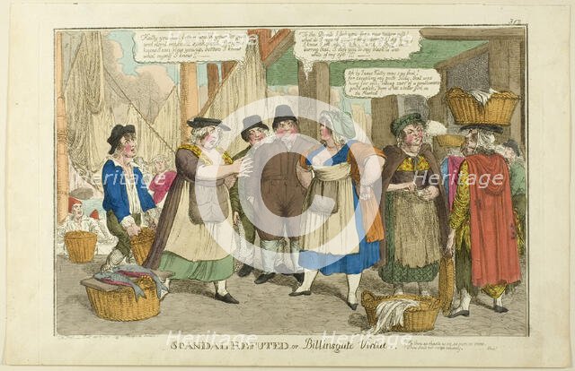 Scandal Refuted or Billingsgate Virtue, 1818. Creator: Charles Williams.