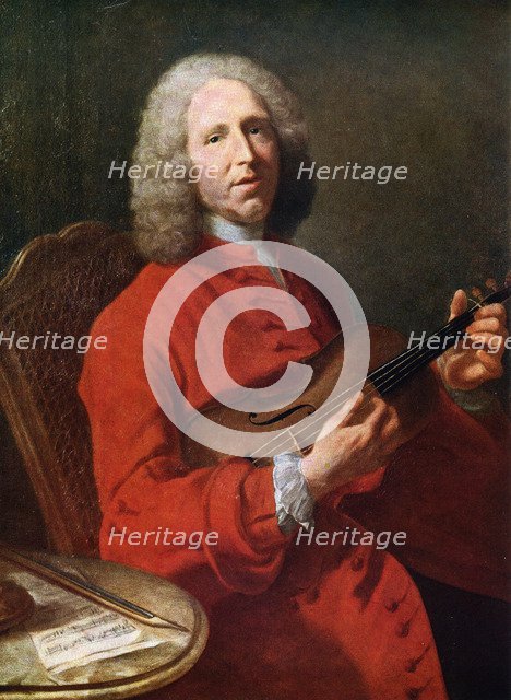 Jean Philippe Rameau (1683 1764) French composer Artist: Unknown