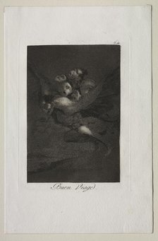 Caprichos: Bon Voyage!. Creator: Francisco de Goya (Spanish, 1746-1828).