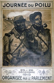 'Journée du Poilu 25 et 26 Décembre 1915', French World War I poster, 1915. Artist: Theophile Alexandre Steinlen