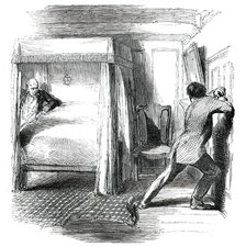 The Late Attack upon Marshal Haynau - the Bed-Room in which Marshal Haynau was Concealed, 1850. Creator: Unknown.