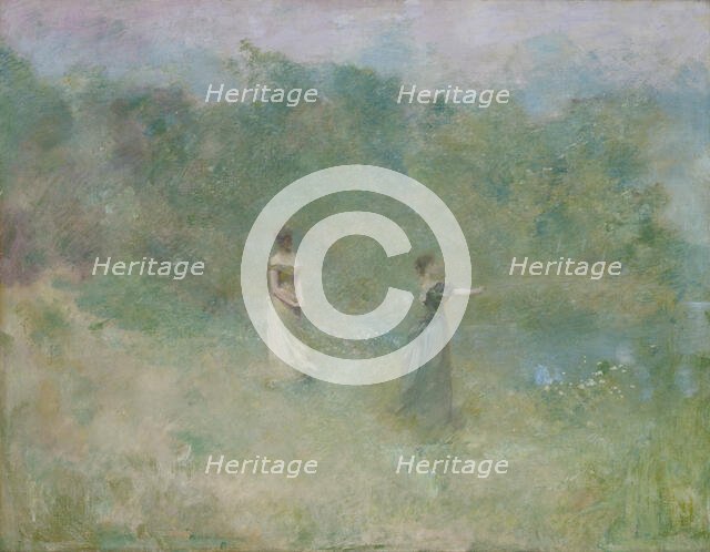 Summer, ca. 1890. Creator: Thomas W Dewing.