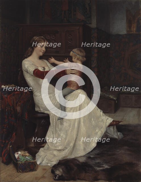 Queen Bianca, 1877. Creator: Albert Edelfelt.