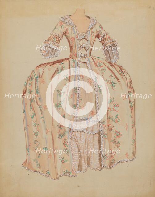 Dress, c. 1936. Creator: Dorothy Gernon.