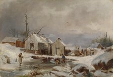 Winter Landscape, 1860-1869. Creator: Fanny Churberg.