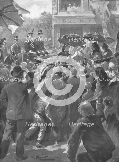 '...Her Majesty's visit to the East End of London, April 2nd, 1873', (1901). Creator: Unknown.