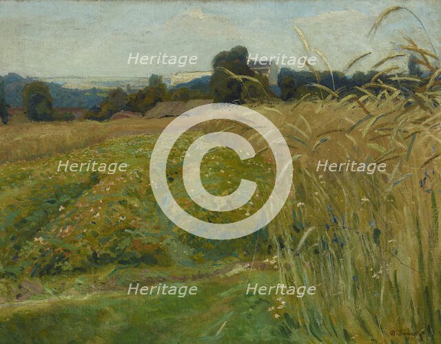 Landscape from the Vicinity of Krakow, 1903. Creator: Stanislaus Kamocki.