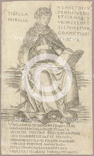The Phrygian Sibyl, 1480/90. Creator: Francesco Rosselli.