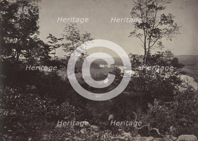 Chattanooga Valley from Lookout Mountain, 1860s. Creator: George N. Barnard.