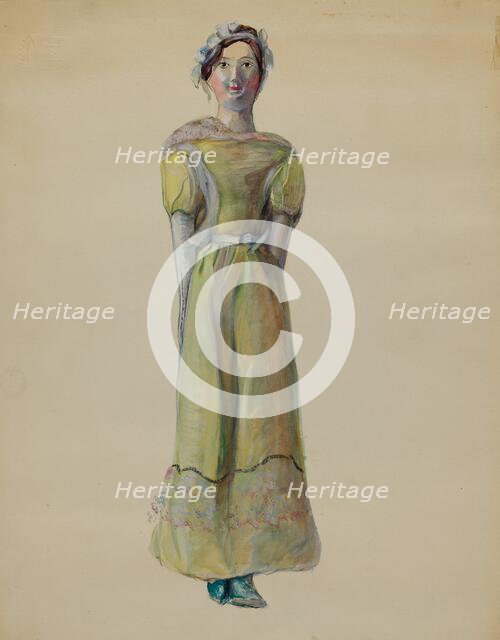 Doll, c. 1936. Creator: Mina Lowry.