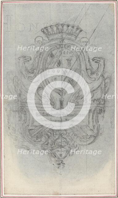 Coat of Arms with Two Eagles. Creator: Hubert Francois Gravelot.