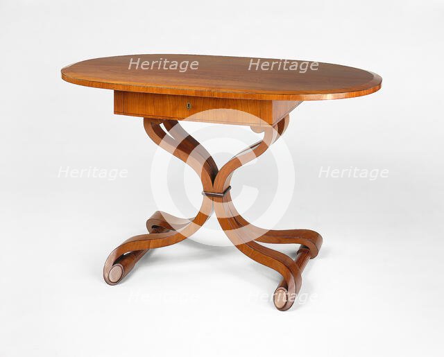 Center Table, Austria, c. 1820. Creators: Josef Danhauser senior, Josef Danhauser junior.