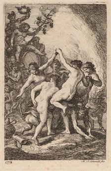 The Triumph of Bacchus with Dancing Nymphs, 1773. Creator: Martin Johann Schmidt.