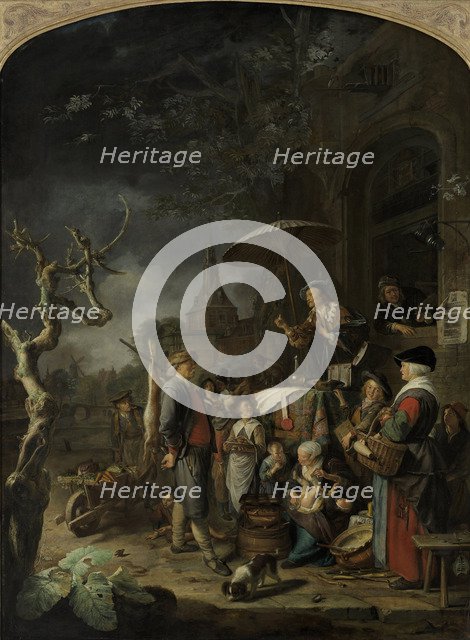 The Quack, 1652. Artist: Dou, Gerard (Gerrit) (1613-1675)