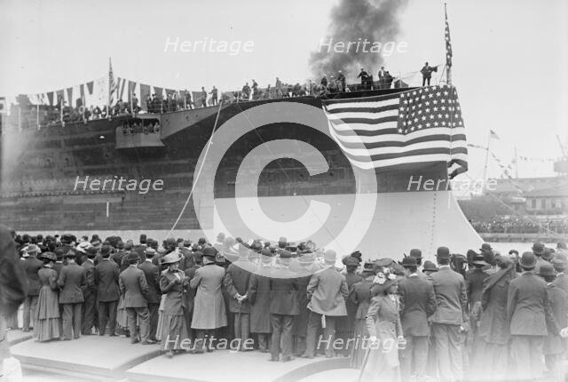 Florida, U.S.N. battleship, 1910. Creator: Bain News Service.
