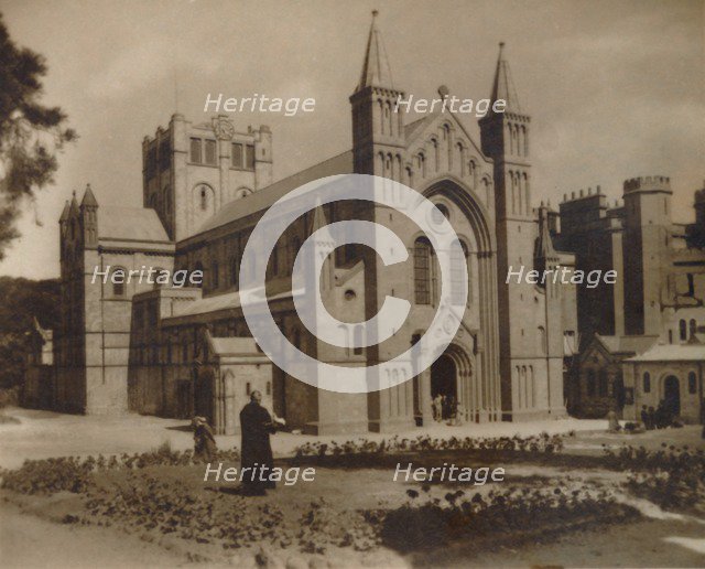 'Buckfast Abbey Church,' (N.W)', late 19th-early 20th century. Artist: Unknown.