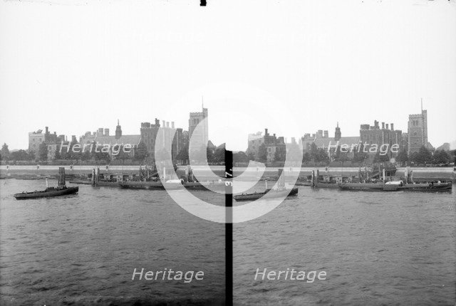 Lambeth Palace, Lambeth, London, c1870-1900. Artist: York & Son