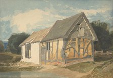 Farm Building by a Pond, 1808-11(?). Creator: John Sell Cotman.