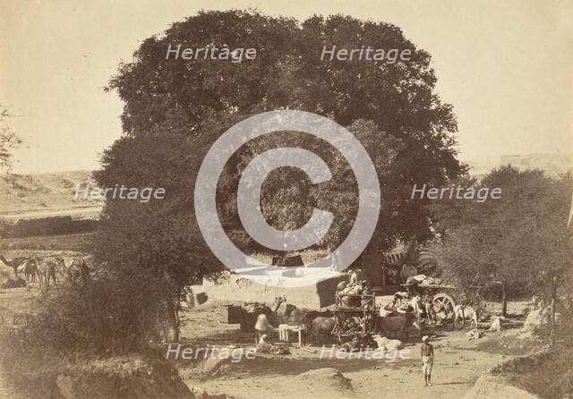 Bhowlie- A Well in the Punjab, 1858-61. Creator: Unknown.