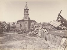 The Floods of 1856, Church of Saint-Pothin, Lyon, June 1856. Creator: Edouard Baldus.
