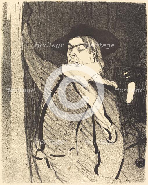 Aristide Bruant, 1893. Creator: Henri de Toulouse-Lautrec.