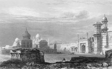 'Ruins About the Taj Mahal, Agra', 1834. Creator: Unknown.