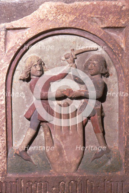 'Thou shall not kill',  The Ten Commandments, c20th century.  Artist: Unknown.